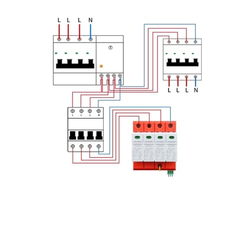 Protection foudre 380V T1 3P 15KA avec interface terminal 485 - 6