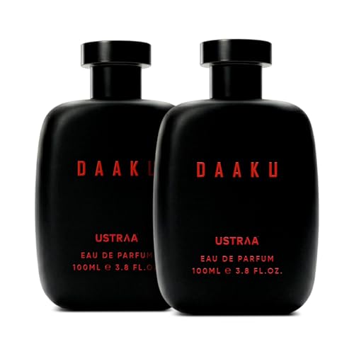 Image of Ustraa Daaku Perfume for Men | Bold, Warm, Long-Lasting Fragrance | 100ml