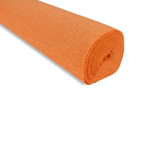 Floristrywarehouse Rollo De Papel Crepé, 180 G 50 X 250 Cm , Color Naranja