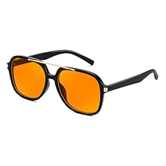 Black Frame/Orange Lens