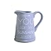 HongLianRiven Vasi di Ceramica nordica Lettere Piccola brocca di Latte idroponica Verde pianta Soggiorno Decorazione della tavola Ornamenti 10-26
