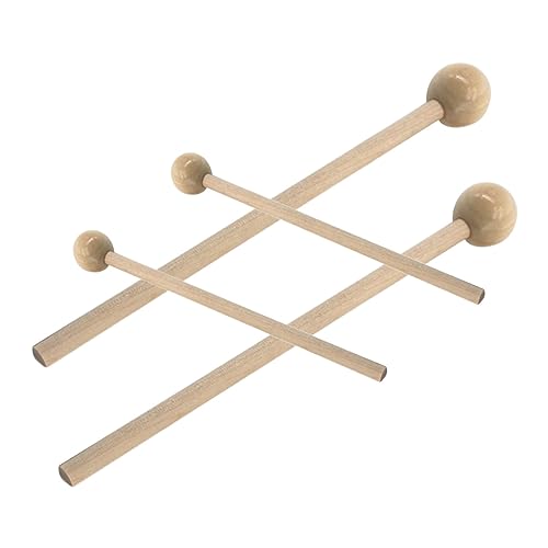 Baquetas redondas Vaguelly, 2 pares para instrumentos de percusión, práctica y agarre cómodo para todos los estilos musicales miniatura 1