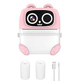 URPIZY 48MP Digitalkamera mit 2,4 Zoll HD-Bildschirm und integriertem Thermoprinter für Kinder,...