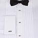Cufflinks and studs for Men-Fashion Men Stripe Silver Tuxedo Shirt Cufflinks and studs set for Regular Weeding Business Accessories