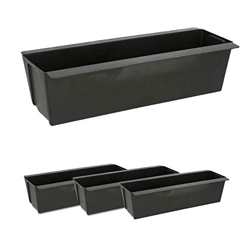 Cepewa Pflanzkasten passend für Europaletten Kunststoff oder Zink schwarz