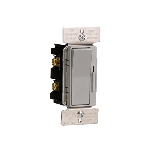 Image of Eaton Universial Decorator Dimmer 120V, White /Sliver Granite /Oil Rubbed Bronze