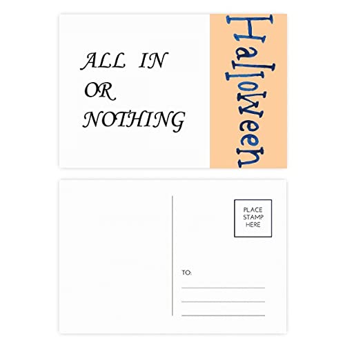 Cartes postales de remerciement All In Or Nothing Art déco x20