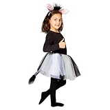 Talla: ÚNICA Imaginarium SET DE DISFRAZ DE ZEBRA CON FALDA Y DIADEMA PARA NIÑAS DE 3-8 AÑOS