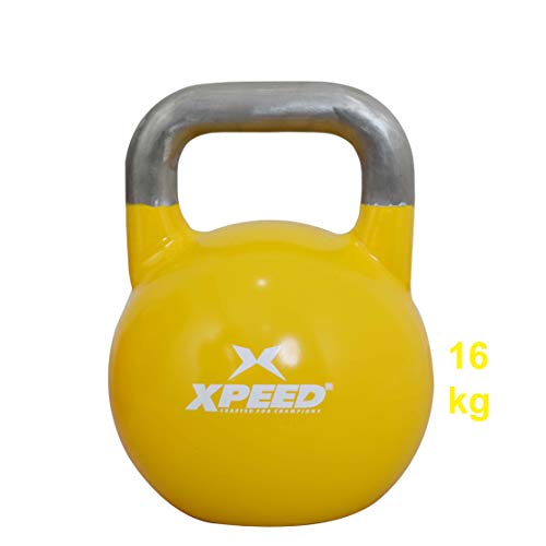 Image of XPEED Kettlebell for Cardio Strength Fitness Kettle Bell for Home Gym Weights Kettle Bell for Home Gym Fixed Weight Kettle Bells Men Women Conditioning and Cross Training (16.00)