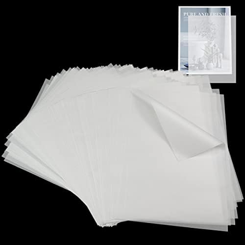 100 Sheets Sketching Tracing Paper, Translucent Artists Trace Paper Pads, Vellum Paper Jackets Clear Carbon Drafting Paper for Trace Images, Pencil Sketching, Bag Shoe Fillers(A4 Size, 210X 297mm)…