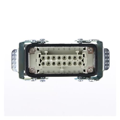 Conector aviación H16B-HE-016-2 16 pines gris miniatura 5