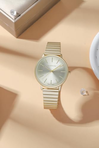 Image of Giordano Stylish Analog Watch for Women with Round dial, 3 Hand Mechanism and Stainless Steel Strap