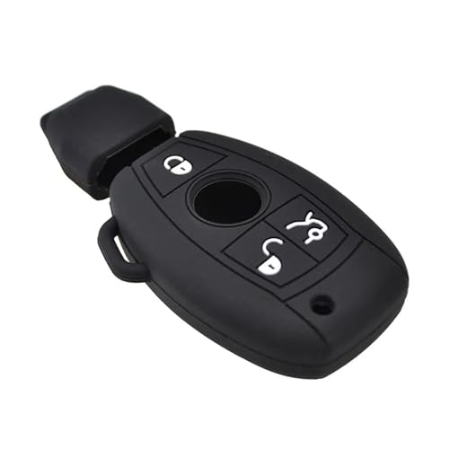 Protection clé voiture silicone 3 boutons pour trajet Mercedes