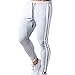 OEAK Jogging Hommes Pantalon de Sport Jogger Homme Survêtement Coton Slim Fit Sweat Pants Rayure pour Gym Fitness