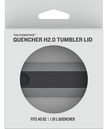 Image of Stanley Quencher Tumbler Lid | Twist on Flowstate 3-Position Lid Replacement for Tumbler with Handle | Accessory fits Stainless Steel Drinking Cup | BPA-Free