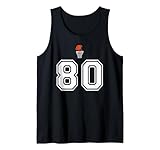 80 Numero Pallacanestro Stile Bianco