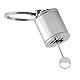 Stick Stick Gear Knob Keyring für Autoventilatoren, kompaktes Design mit Aktion bei Geschwindigkeit und Geschwindigkeit, Schlüssel, silber
