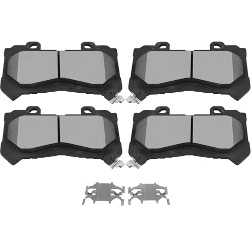 Image of ECCPP 4pcs Front Brake Pads Kits Fit For Chevrolet For Colorado 2015-2020 | Ceramic Brake Pads For GMC For Canyon 2015 2016 2017 2018 2019 2020 Disc Brake Pad Set;w /Hardware