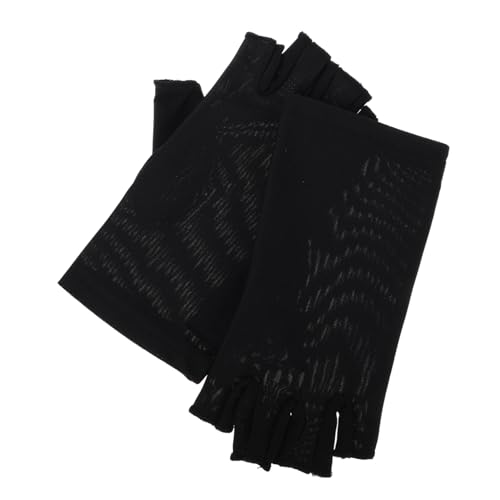 BESPORTBLE Uv Blocking Gloves for Women Half Finger Sun Protection Glove Set for Driving Nail Care Outdoor Activities