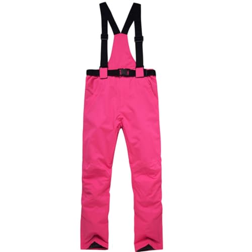 HEYDHSDC Pantalones De Esquí Al Aire Libre para Hombres Y Mujeres, Pantalones Cálidos para Nieve, Pantalones De Snowboard De Esquí Sólidos De Invierno Yellow L - imagen 7