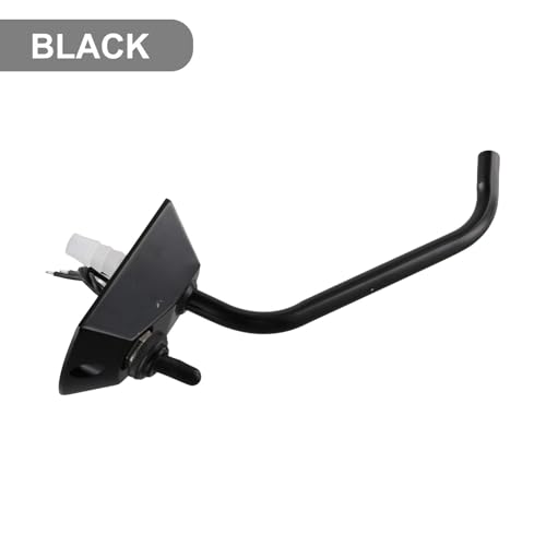 Interrupteur de robinet 12V noir rotatif à 360° avec coque étanche silicone - 6