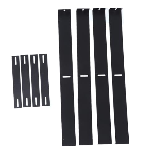 Soporte para CPU de acero al carbono HOMSFOU, ajustable bajo el escritorio, para torre de computadora, capacidad de carga alta, fácil instalación, organización de cables, color negro
