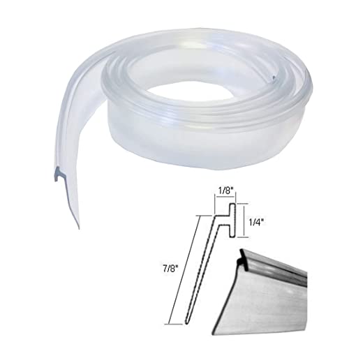 Angled Clear Vinyl Framed Shower Door Drip Sweep - 36-In Long | Made In Usa #TOP1