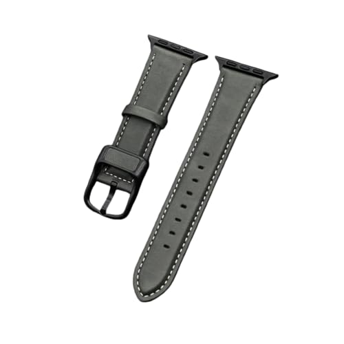 Image of Vintage Leather Compatible Apple Leather Watch Bands for Apple Watch Ultra /Ultra 2 49mm 45mm 44mm 42mm Metal Connector Strap for iWatch Series SE 9 8 7 6 5 4 3