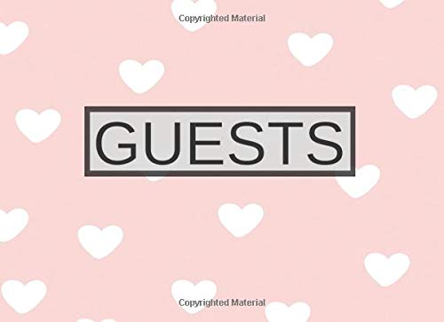 Guest: Baby Backgrounds 9,Baby Shower Guest Book, 8.25" x 6", Classic Guest Book, 100 pages, Professional Binding