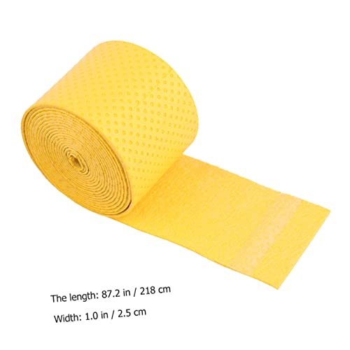 Toddmomy 180 Pçs Raquete Sweatband Tênis Envoltório Fita Adesiva Branca Absorvente Tênis Overgrip Ra