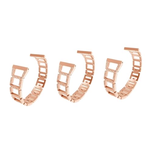 Bracelet de remplacement rose en acier inoxydable premium