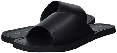 Chinese Laundry Women's Slide Sandal Flat, Black, 8.5 #TOP6