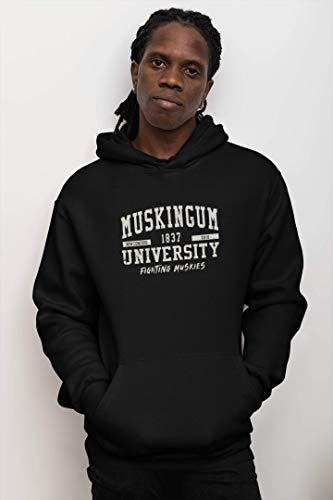 CreateMyTee Muskingum University Fighting Muskies Unisex Hooded Sweatshirt - Muskingum Muskies Apparel2
