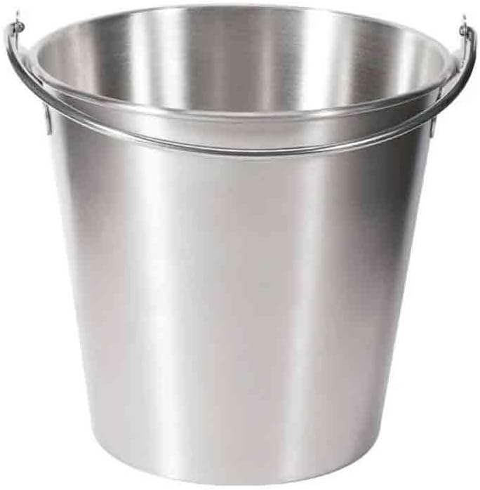 Wine Cooler 304 Stainless Steel Ice Bucket Snack Carry Bar Restaurant Pellet for Party Wedding Drinks Bucket(Gold)