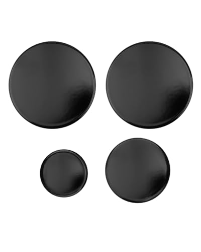 W11605759 Stove Burner Cap Set Fit for Whirlpool/Maytag/KitchenAid/Jenn-Air/Amana Stoves, Replace AP7192865 W11435570 W11352138 PS16731145, 4 Pcs