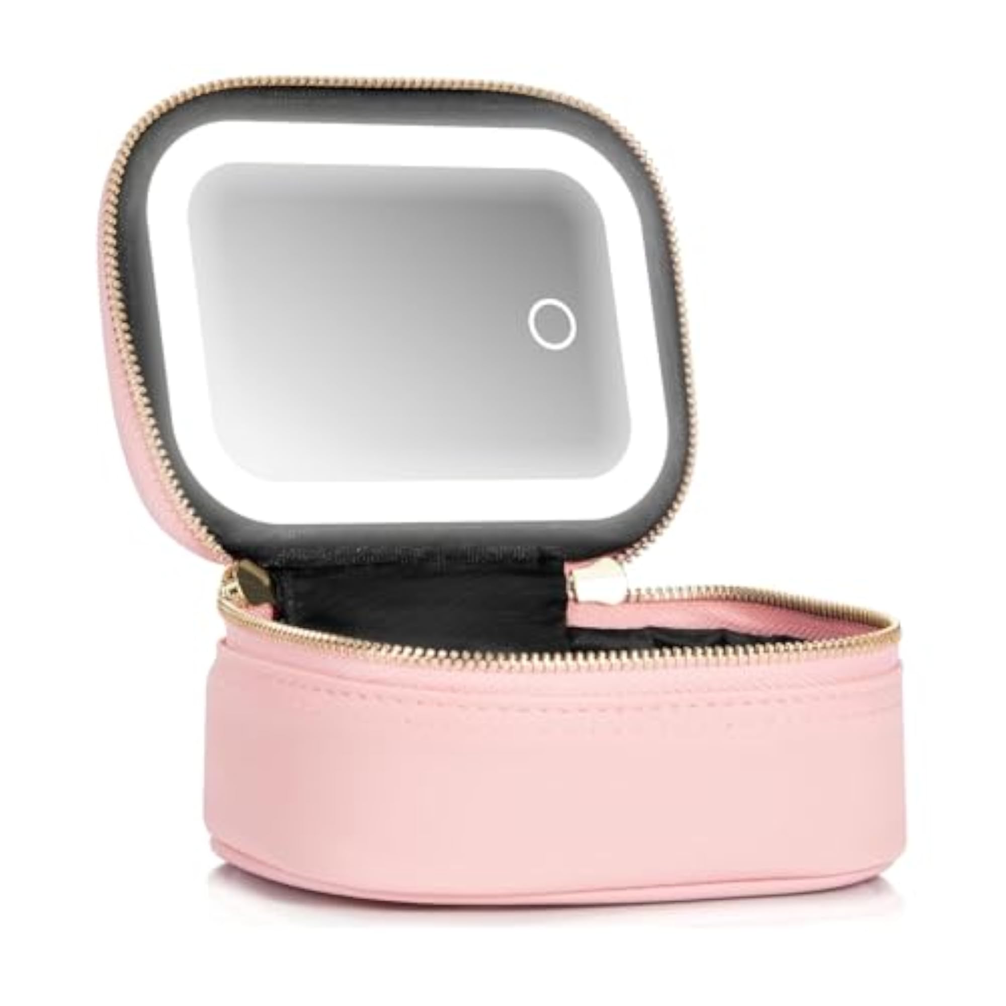 Portable Cosmetic Bag with Mirror LED Light