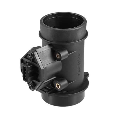 Partuto Car Mass Air Flow Sensor No.0K08013210 - Vehicle Mass Air Flow Sensor - for Kia Sportage 1995-2002 Plastic Metal Black - 1 Pc
