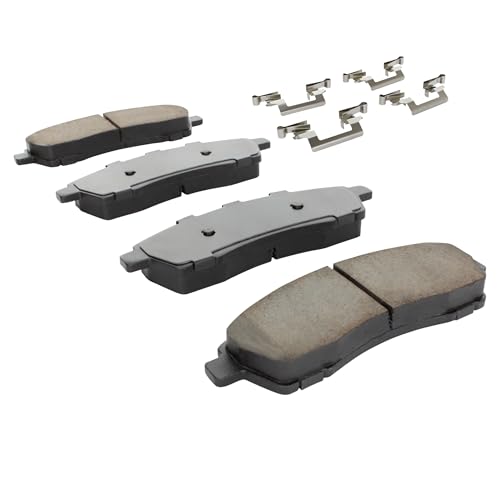 Image of QUALITY-BUILT Rear Ceramic Brake Pads, Black Series 1003-0757C, Compatible with 1998-2005 Ford (Excursion,F-250,F-250 Super Duty,F-350,F-350 Super Duty,Lobo)