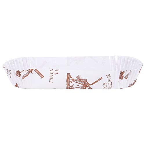 Moldes de papel con forma de barco para eclairs perfectos y limpios 7