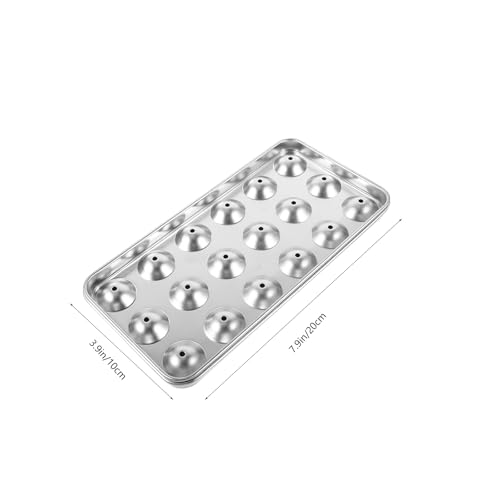 Molde de acero inoxidable para bolas de hielo 4.1 pulg. miniatura 2