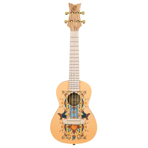 Ortega Guitars Ukulélé Concert Design – Série Art – Epicéa/Catalpa – Egypt (RUAR-EY) - Les Beatles, Paul McCartney, John Lennon, RIngo Starr, George Harrison Ortega Guitars Ukulélé Concert Design - Série Art - Epicéa/Catalpa - Egypt (RUAR-EY) – Image 6