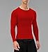 Men's Compression Shirts Long Sleeve Athletic T Shirt Workout Cool Dry Running Tops Sports Gym Undershirt Base Layer Tops Red