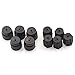 Produktbild 10 Teile/satz Kleine Größe Professionelle Kunststoff R134a 13mm & 16mm Klimaanlage Service AC System Ladeanschluss Caps - schwarz