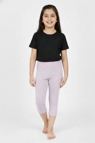 Image of CHARM N CHERISH Girls Cotton 3 /4th Leggings Pack of 1