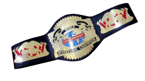 New WCW Cruiser weight World Heavyweight Championship Belt - WCW Crusier weight Replica Title Wrestling Champion Belt 2mm