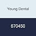 Young 670450 Denticator Low Speed Handpiece Sleeve, 1.375" Width x 8" Length (Pack of 500)