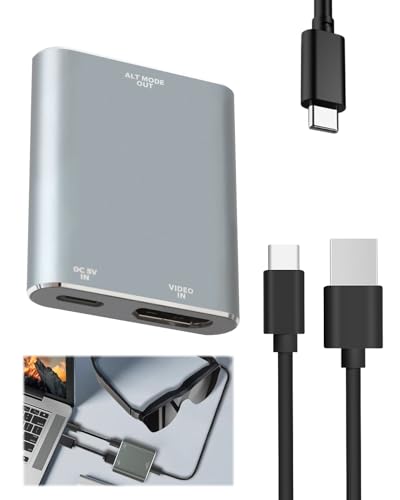 Adaptateur HDMI vers USB C 4K 60Hz pour lunettes XREAL One Pro et Rokid Max