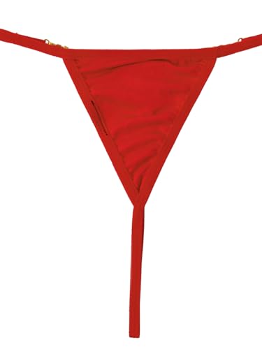 Image of RoseSeek Women's Sparkling Butterfly Chain Underwear Low Rise Cheeky G String Panty