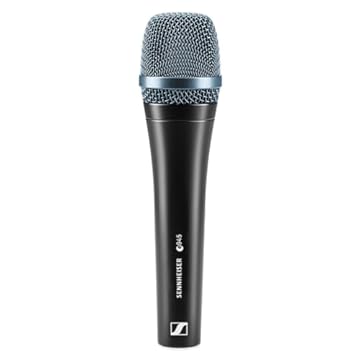 Microfone de Mão Sennheiser e945 Vocal Dinâmico Supercardióide XLR