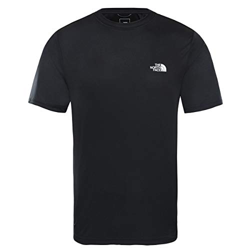 The North Face M Reaxion Amp Crew tee para Hombre, Hombre, Camiseta, 3RX3, TNF Negro, XL